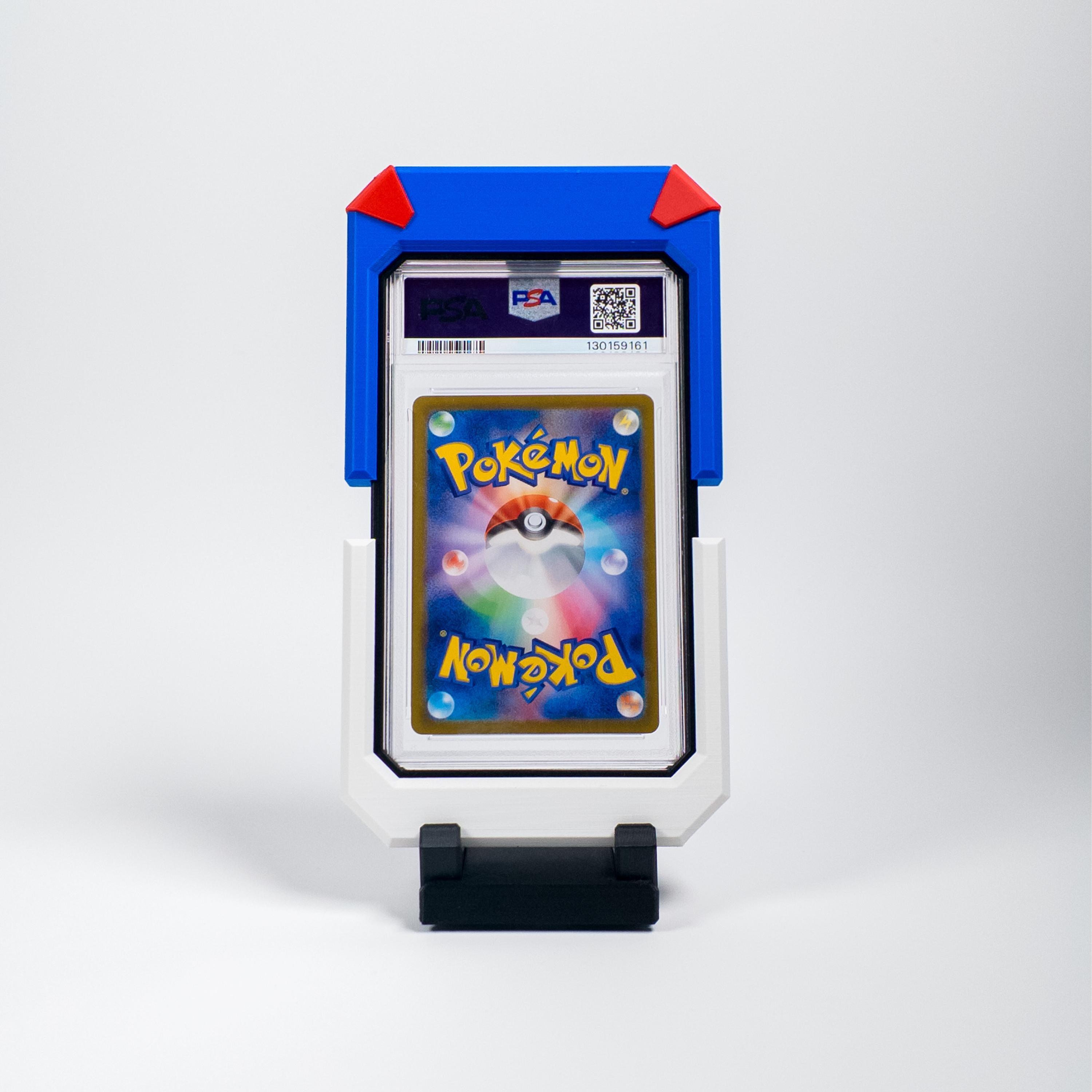 Pal Vault PSA Slab Blue Trading Card Case, Back Card Holder
