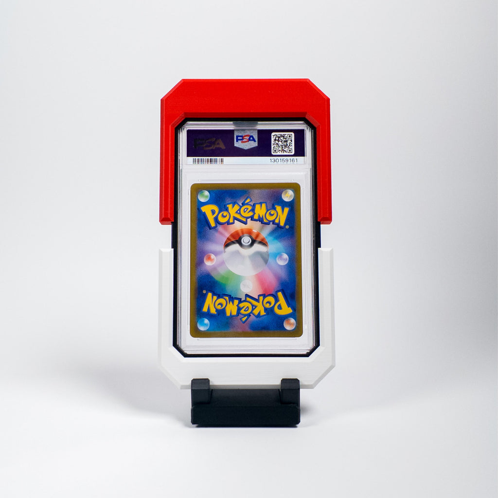 Pal Vault PSA Slab Red Trading Card Case, Back Card Holder