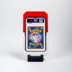 Pal Vault PSA Slab Red Trading Card Case, Back Card Holder