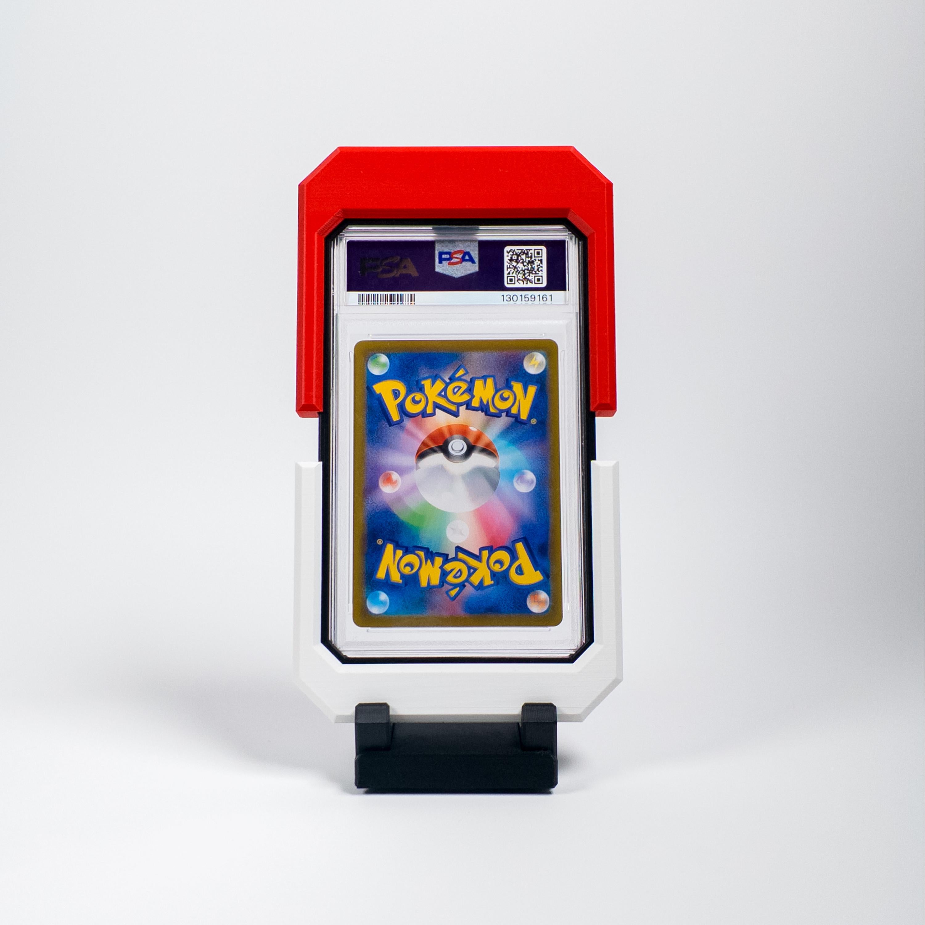 Pal Vault PSA Slab Red Trading Card Case, Back Card Holder