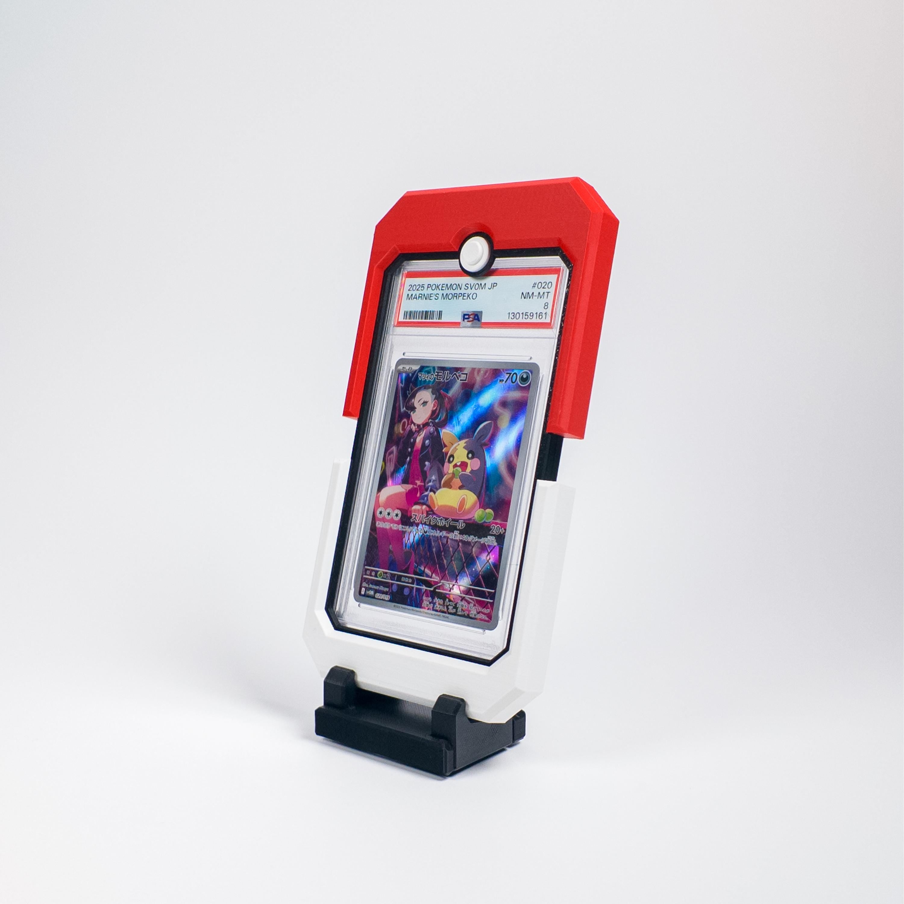 Pal Vault PSA Slab Red Trading Card Case, Side Card Holder