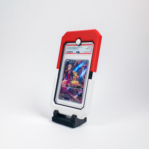 Pal Vault PSA Slab Red Trading Card Case, Side Card Holder