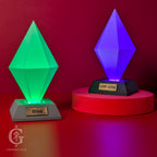 Sims Plumbob Desk Lamp, selection of colours for moods Gamer Room Decor