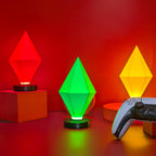 The sims diamond Plumbob LED Lamp Red Green Yellow