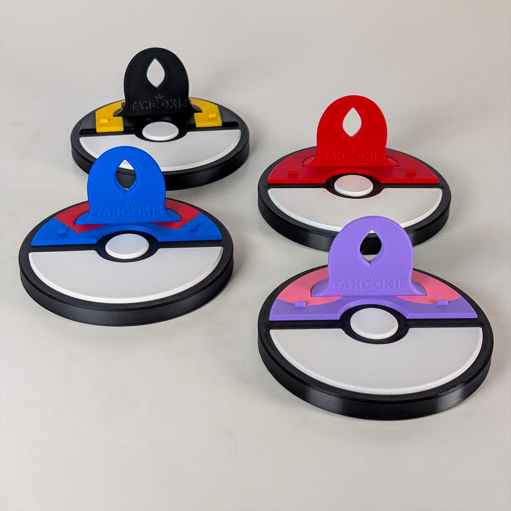 Trading Card Display Stand – Poke Ball, Great Ball, Ultra Ball, Master Ball Display Holder TCG