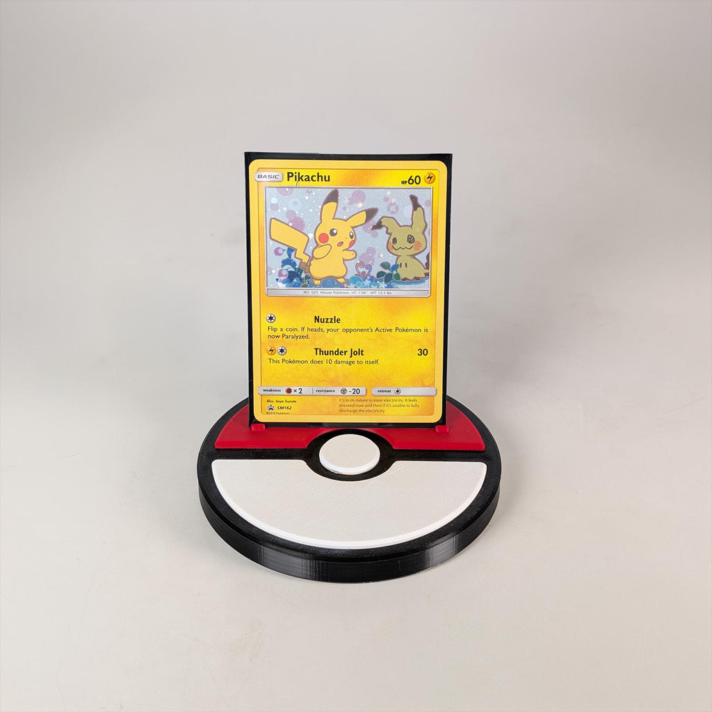 Trading Card Display Stand – Poke Ball, Great Ball, Ultra Ball, Master Ball Display Holder TCG